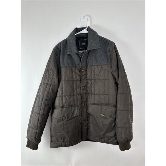 OBEY Propaganda Lightweight Coat Zip Up Button Up No Hood Coat Size Medium - Picture 2 of 9